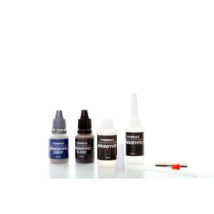 Speedi-Fix 2 part glue for plastic, wood & metal bonding. 2 x powders, (light & grey ) & 2 x activators FMT3470