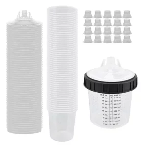 FASTMOVER TOOLS 600ML PAINT PREPARATION MIXING CUPS PPS TYPE DPS-100
